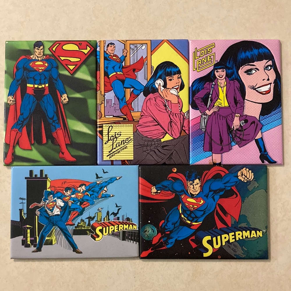 Superman & Lois Lane set of magnets